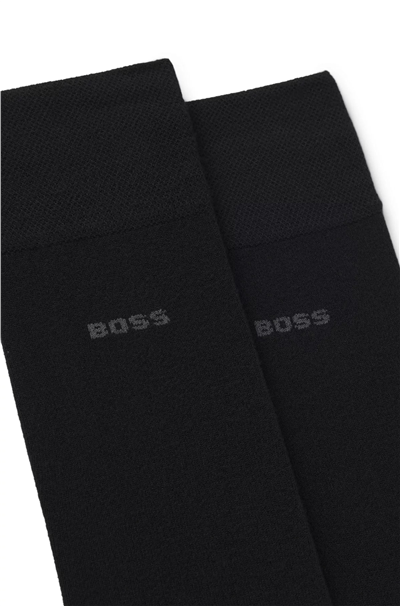 Boss Erkek 2li Çorap Siyah