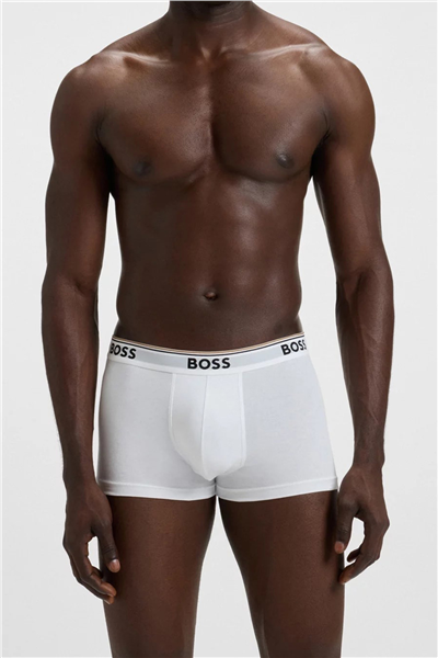 Boss Erkek 3lü Boxer Beyaz