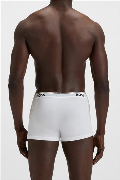 Boss Erkek 3lü Boxer Beyaz