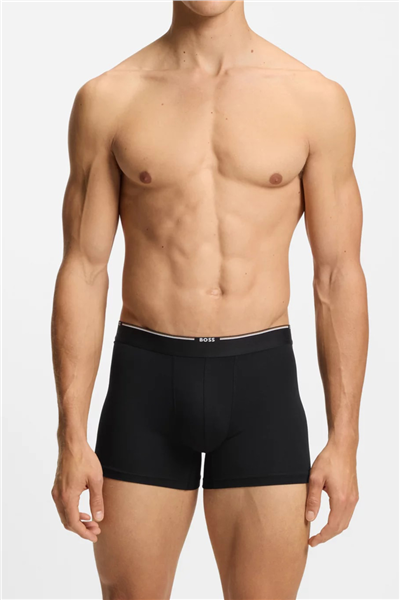 Boss Erkek 3lü Boxer Siyah