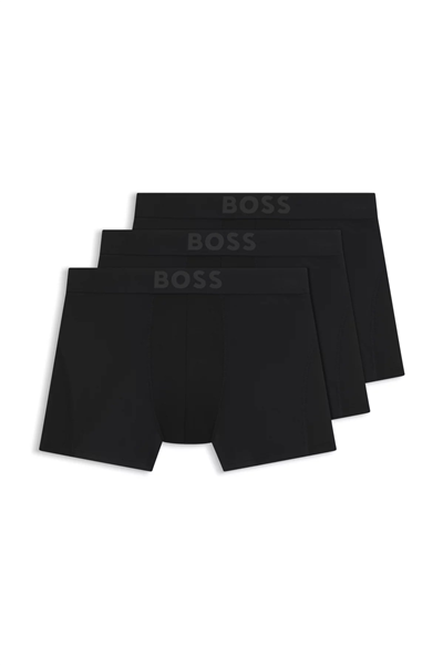 Boss Erkek 3lü Boxer Siyah
