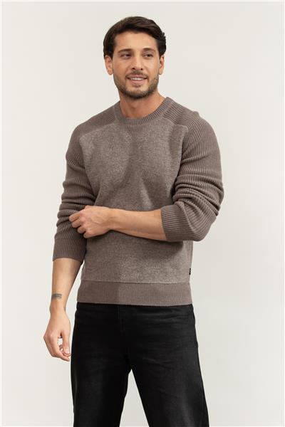 Boss Erkek Bisiklet Yaka Sweatshirt