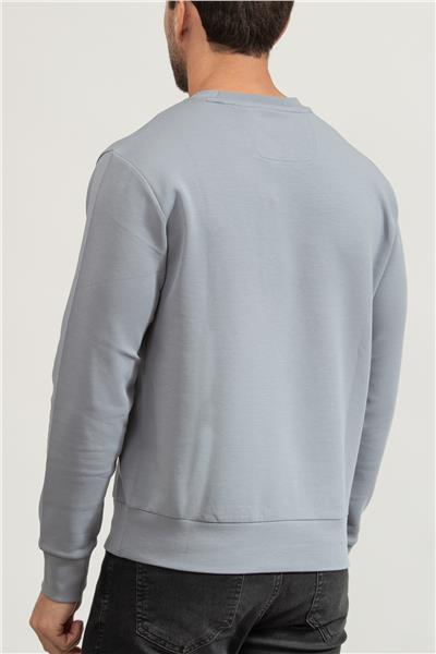 Boss Erkek Bisiklet Yaka Sweatshirt