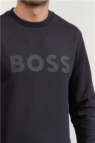 Boss Salbo Erkek Bisiklet Yaka Sweatshirt