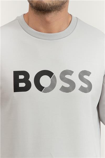Boss Erkek Bisiklet Yaka Sweatshirt