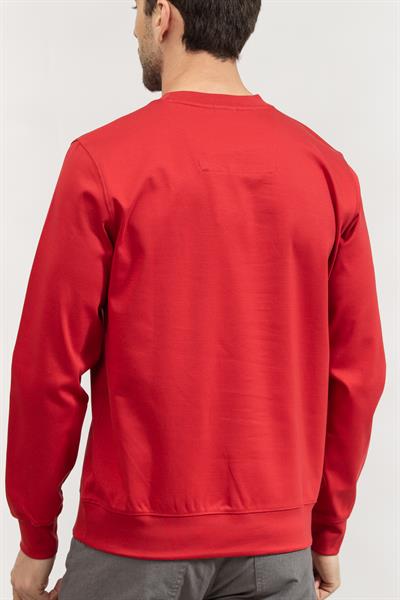 Boss Erkek Bisiklet Yaka Sweatshirt