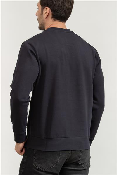 Boss Salbo Erkek Bisiklet Yaka Sweatshirt