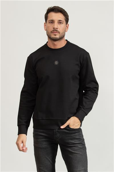 Boss CN Future Erkek Bisiklet Yaka Sweatshirt