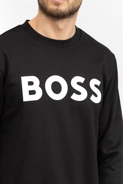 Boss Erkek Bisiklet Yaka Sweatshirt