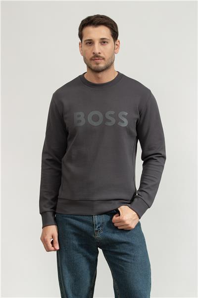 Boss Salbo Erkek Bisiklet Yaka Sweatshirt