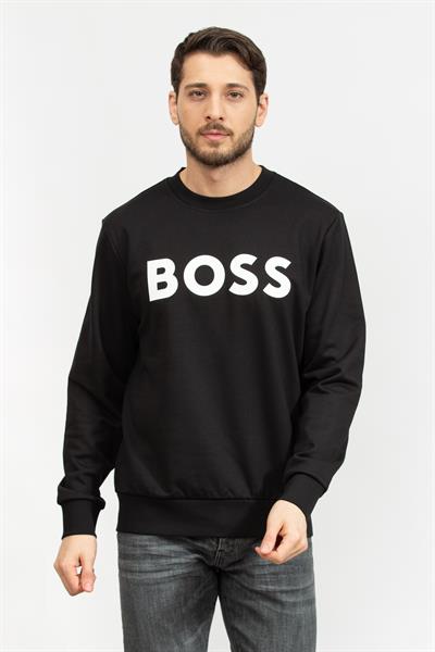 Boss Erkek Bisiklet Yaka Sweatshirt