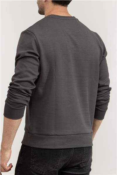 Boss Erkek Bisiklet Yaka Sweatshirt