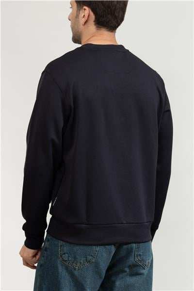 Boss Erkek Bisiklet Yaka Sweatshirt