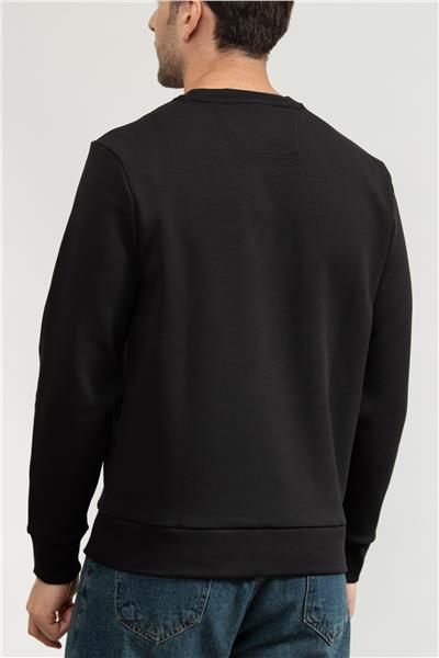 Boss Erkek Bisiklet Yaka Sweatshirt
