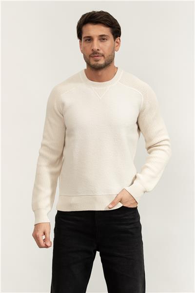 Boss Erkek Bisiklet Yaka Sweatshirt