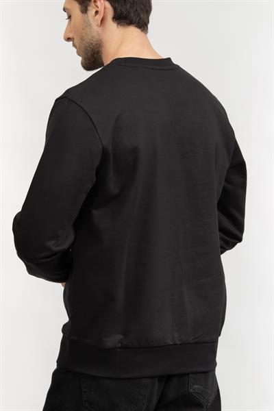 Boss Erkek Bisiklet Yaka Sweatshirt