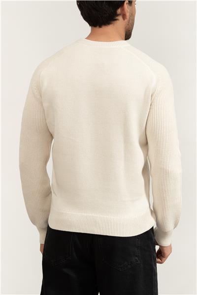 Boss Erkek Bisiklet Yaka Sweatshirt