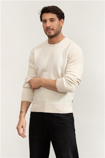 Boss Erkek Bisiklet Yaka Sweatshirt