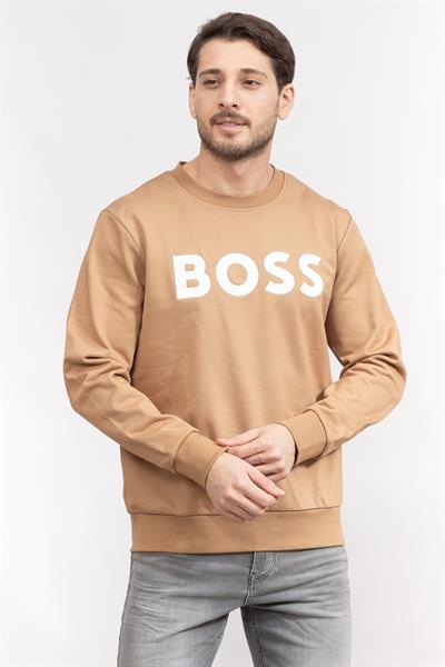 Boss Erkek Bisiklet Yaka Sweatshirt