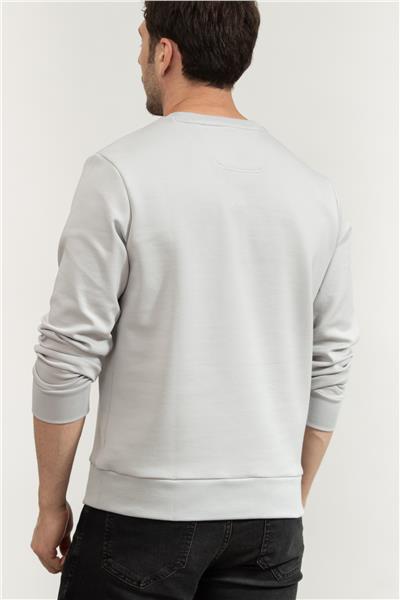 Boss Erkek Bisiklet Yaka Sweatshirt