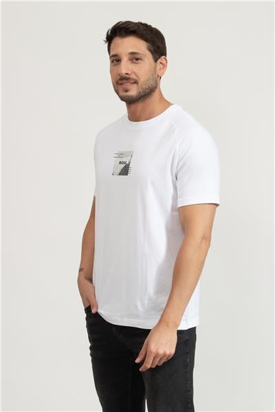 Boss Erkek Bisiklet Yaka T-Shirt