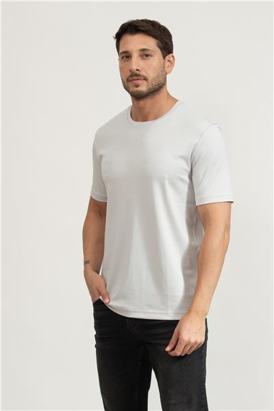 Boss Tee Logo Future Erkek Bisiklet Yaka T-Shirt