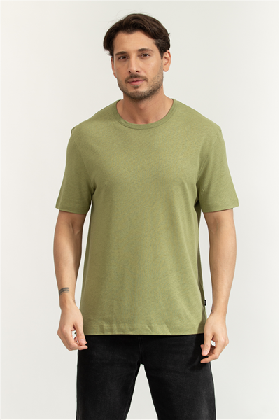 Boss Erkek Bisiklet Yaka T-Shirt