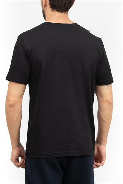 Boss Erkek Bisiklet Yaka T-Shirt Siyah