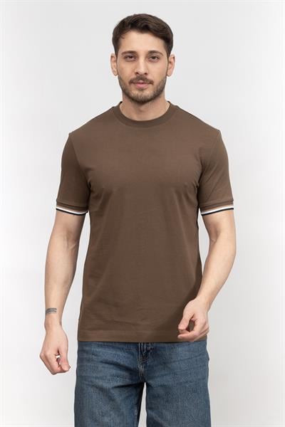 Boss Erkek Bisiklet Yaka T-Shirt