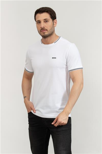Boss Erkek Bisiklet Yaka T-Shirt