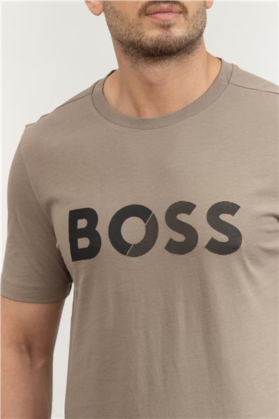 Boss Erkek Bisiklet Yaka T-Shirt