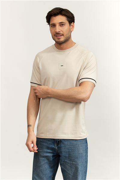 Boss Erkek Bisiklet Yaka T-Shirt