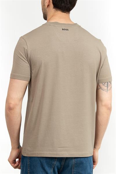 Boss Erkek Bisiklet Yaka T-Shirt Yeşil