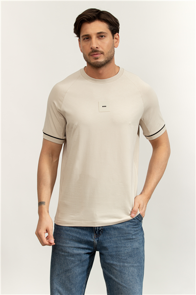 Boss Erkek Bisiklet Yaka T-Shirt