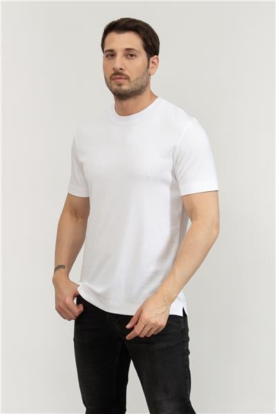 Boss Erkek Bisiklet Yaka T-Shirt