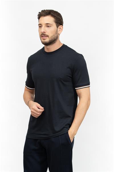 Boss Erkek Bisiklet Yaka T-Shirt