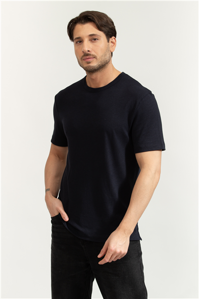 Boss Erkek Bisiklet Yaka T-Shirt