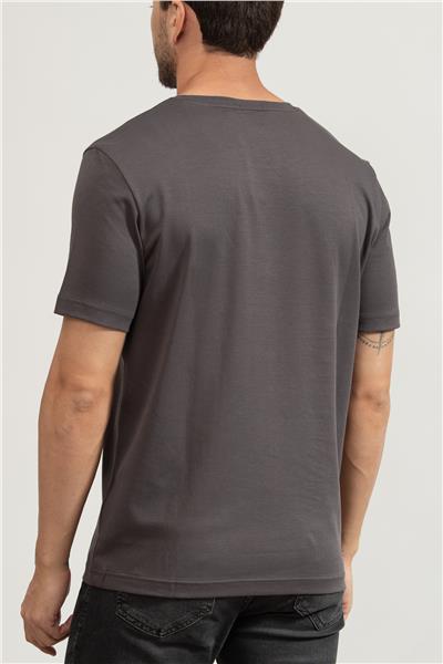 Boss Tee Logo Future Erkek Bisiklet Yaka T-Shirt