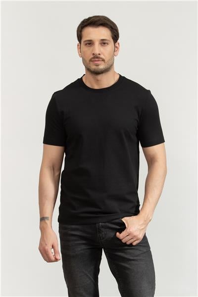 Boss Erkek Bisiklet Yaka T-Shirt