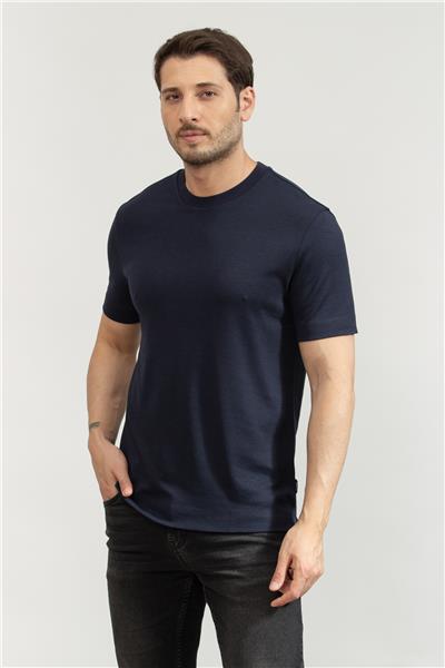 Boss Erkek Bisiklet Yaka T-Shirt