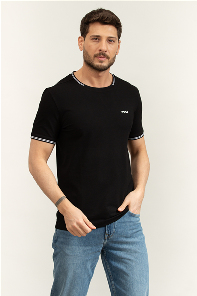 Boss Erkek Bisiklet Yaka T-Shirt