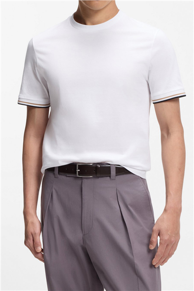 Boss Erkek Bisiklet Yaka T-Shirt