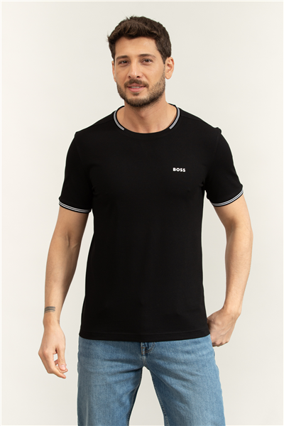 Boss Erkek Bisiklet Yaka T-Shirt