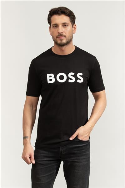 Boss Erkek Bisiklet Yaka T-Shirt