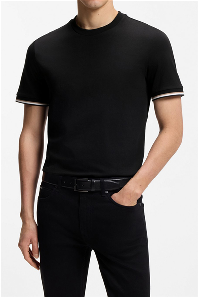 Boss Erkek Bisiklet Yaka T-Shirt