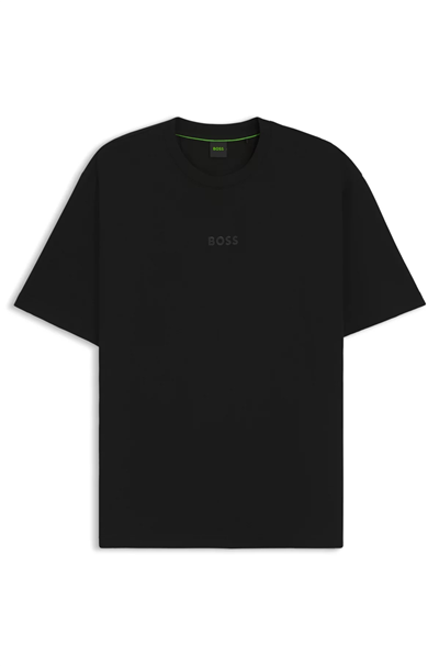 Boss Erkek Bisiklet Yaka T-Shirt Siyah