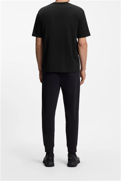 Boss Erkek Bisiklet Yaka T-Shirt Siyah
