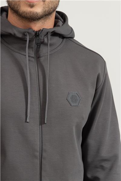 Boss Erkek Fermuarlı Sweatshirt