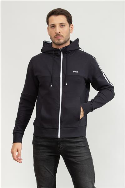 Boss Erkek Fermuarlı Sweatshirt