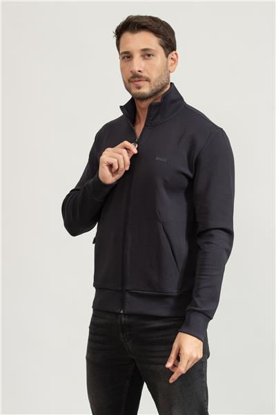 Boss Erkek Fermuarlı Sweatshirt